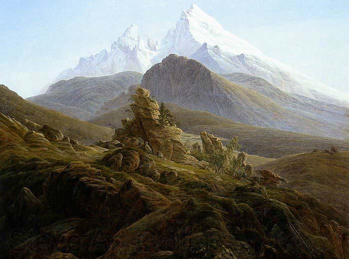 Caspar David Friedrich The Watzmann Norge oil painting art
